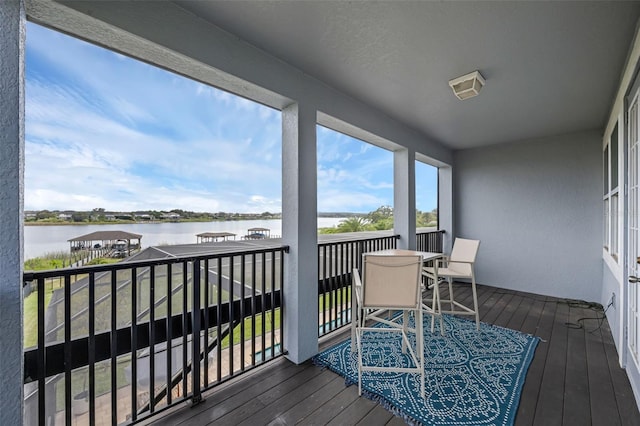 16086 Johns Lake Overlook Dr, Winter Garden, FL 34787 - deck with a water view