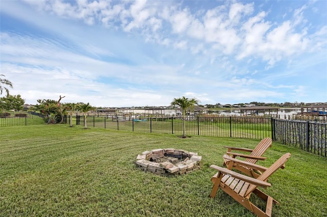 16086 Johns Lake Overlook Dr, Winter Garden, FL 34787 - view of yard featuring a fire pit