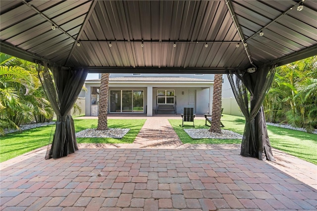 2227 Blue Salvia St, Clermont, FL 34711 - view of patio / terrace with a gazebo