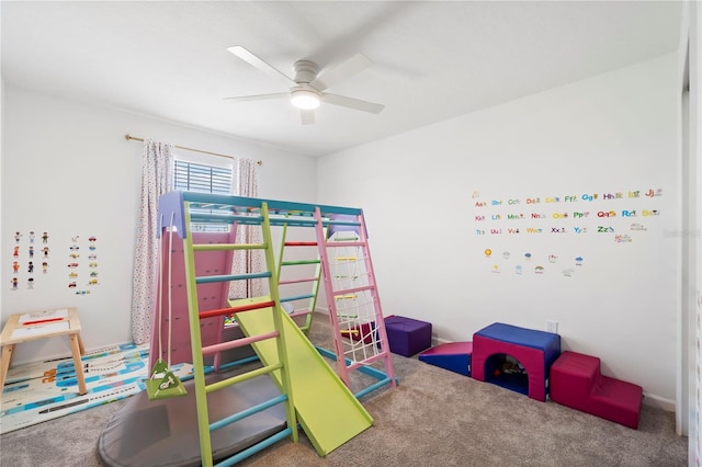 2227 Blue Salvia St, Clermont, FL 34711 - playroom with carpet floors and ceiling fan