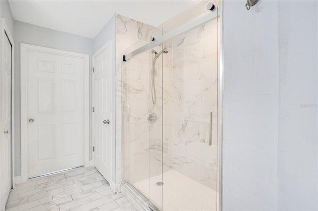 1525 Farrindon Cir, Lake Mary, FL 32746 - bathroom featuring marble finish floors and a marble finish shower