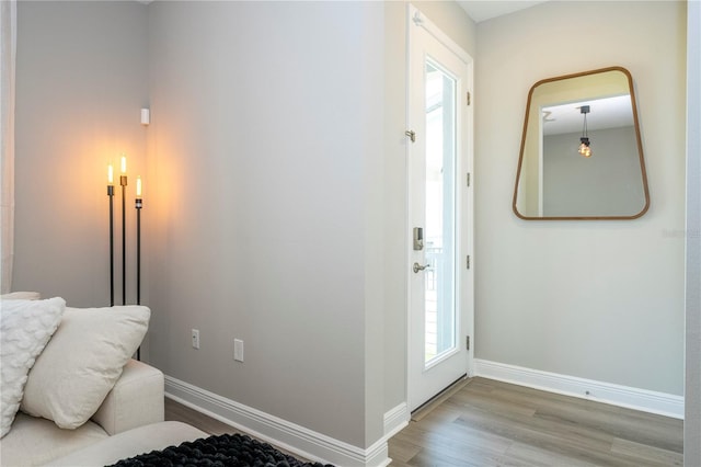 12259 Bracco St, Winter Garden, FL 34787 - entryway with wood finished floors and baseboards