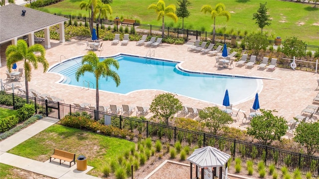 12259 Bracco St, Winter Garden, FL 34787 - community pool featuring a patio area and a gazebo