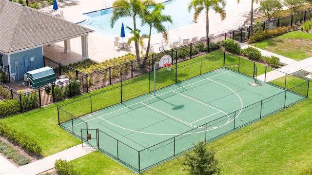 12259 Bracco St, Winter Garden, FL 34787 - view of basketball court with community basketball court and a gate