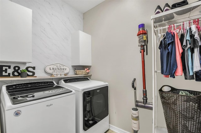 1821 Benevento St, Saint Cloud, FL 34771 - laundry room featuring washer and clothes dryer and baseboards