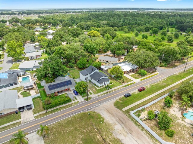 161 Bolender Rd, Auburndale, FL 33823 - aerial perspective of suburban area featuring a pool area