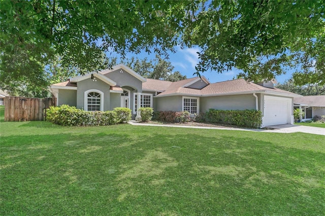3014 Linmont Ln, Eustis, FL 32726 - single story home featuring stucco siding, a garage, and concrete driveway