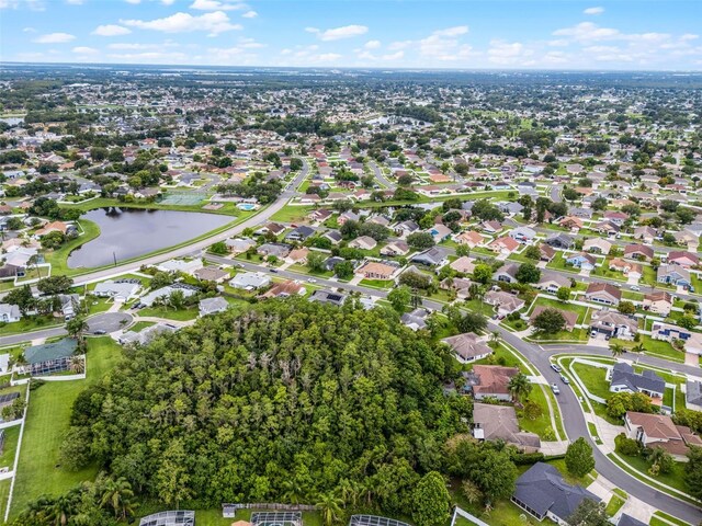 2888 Middleton Cir, Kissimmee, FL 34743 - aerial overview of property's location featuring a large body of water