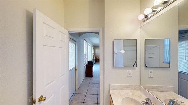 8520 La Isla Dr, Kissimmee, FL 34747 - bathroom with vanity and tile patterned floors