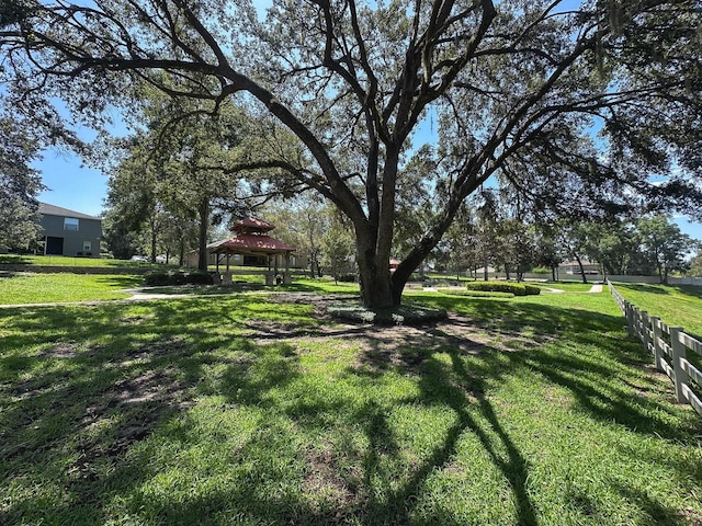 2585 Woodside Ridge Dr, Apopka, FL 32712 - view of yard featuring a gazebo