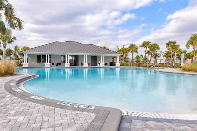3137 Marine Grass Dr, Wimauma, FL 33598 - community pool featuring a patio