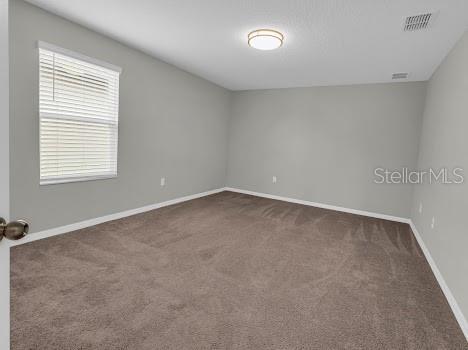 3137 Marine Grass Dr, Wimauma, FL 33598 - spare room featuring dark carpet and baseboards