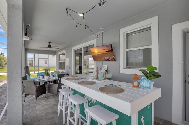 1533 Flange Dr, Davenport, FL 33896 - view of patio / terrace with ceiling fan