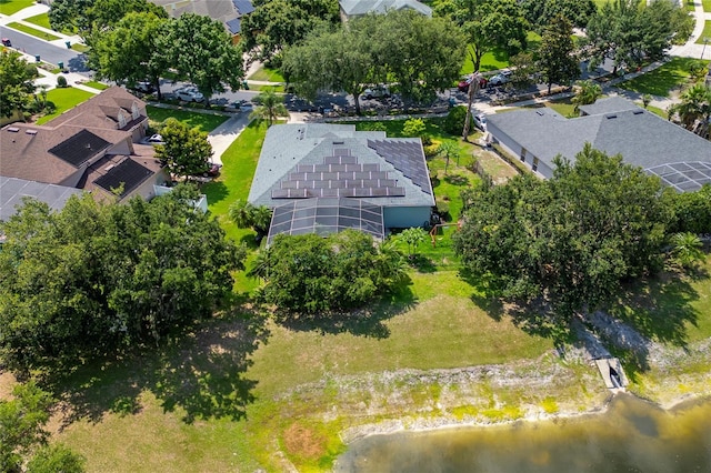 13108 Lakeshore Grove Dr, Winter Garden, FL 34787 - aerial perspective of suburban area featuring a large body of water