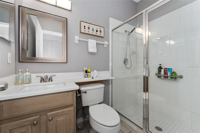 13108 Lakeshore Grove Dr, Winter Garden, FL 34787 - full bath with vanity, toilet, and a stall shower