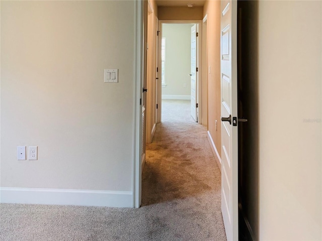4326 Sagefield Dr, Harmony, FL 34773 - hall with carpet flooring and baseboards