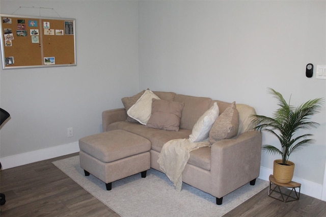 3044 S Oakland Forest Dr Unit 2403, Oakland Park, FL 33309 - living room with wood finished floors and baseboards