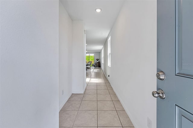 29400 Caspian St, Leesburg, FL 34748 - corridor featuring light tile patterned floors and recessed lighting