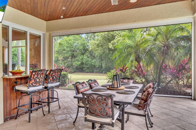 9729 Lake Hugh Dr, Gotha, FL 34734 - view of patio with outdoor dining space