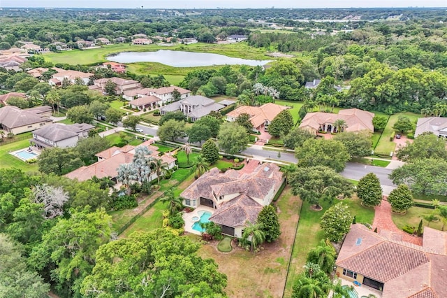 9729 Lake Hugh Dr, Gotha, FL 34734 - aerial perspective of suburban area with a nearby body of water