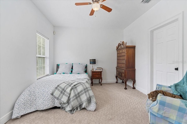 1550 Bluewater Run, Chuluota, FL 32766 - carpeted bedroom with baseboards and ceiling fan
