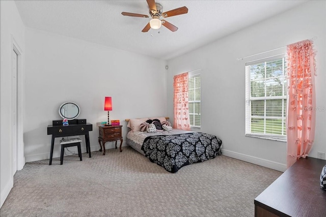 1550 Bluewater Run, Chuluota, FL 32766 - bedroom featuring carpet floors and ceiling fan