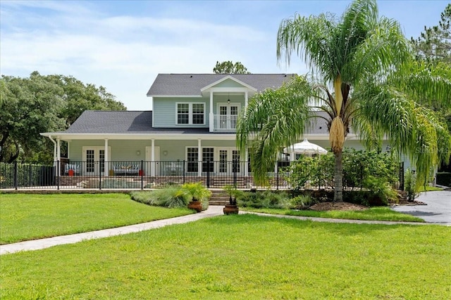 1550 Bluewater Run, Chuluota, FL 32766 - rear view of house featuring french doors
