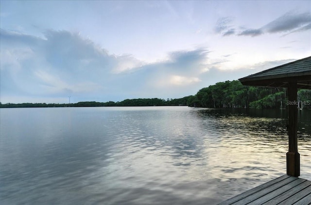 1550 Bluewater Run, Chuluota, FL 32766 - dock area featuring a water view