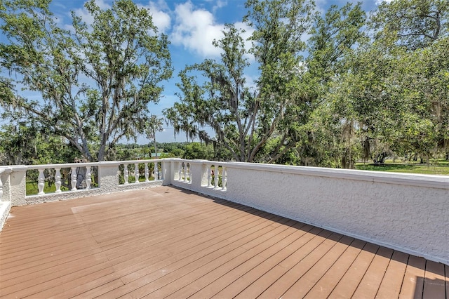 802 S 10th St, Haines City, FL 33844 - view of wooden deck
