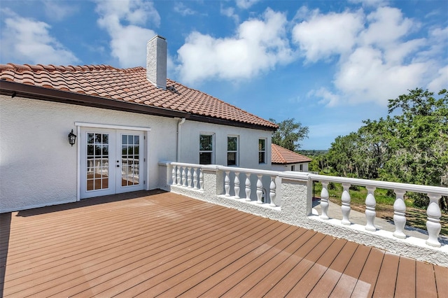 802 S 10th St, Haines City, FL 33844 - deck with french doors