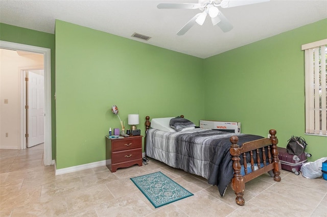 1910 Palm View Dr, Apopka, FL 32712 - bedroom featuring baseboards and ceiling fan