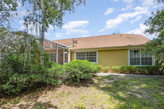 1910 Palm View Dr, Apopka, FL 32712 - rear view of house with stucco siding