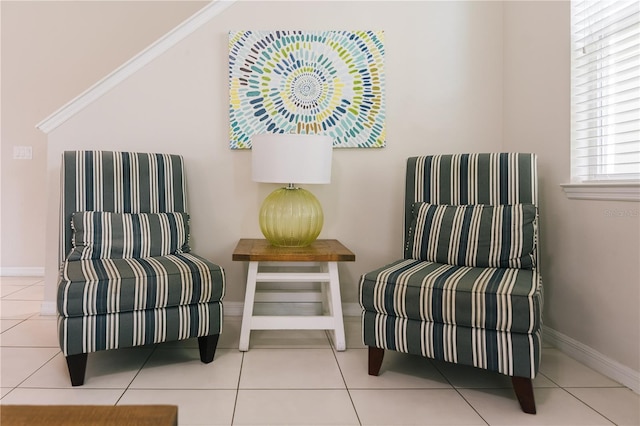 1836 Sandy Park Trl, Kissimmee, FL 34747 - sitting room featuring tile patterned floors and baseboards