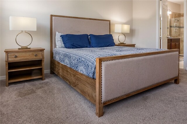 1836 Sandy Park Trl, Kissimmee, FL 34747 - carpeted bedroom with ensuite bathroom and baseboards