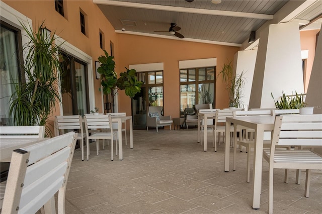 1836 Sandy Park Trl, Kissimmee, FL 34747 - view of patio featuring outdoor dining space and ceiling fan