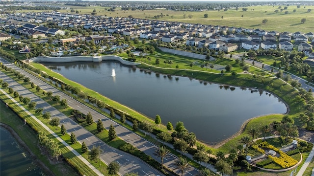 1836 Sandy Park Trl, Kissimmee, FL 34747 - aerial view of property and surrounding area with a large body of water and nearby suburban area