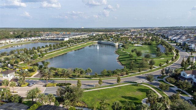 1836 Sandy Park Trl, Kissimmee, FL 34747 - aerial perspective of suburban area featuring a large body of water