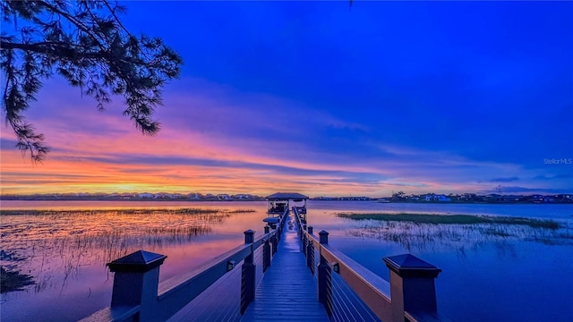 7550 John Hancock Dr, Winter Garden, FL 34787 - dock with a water view