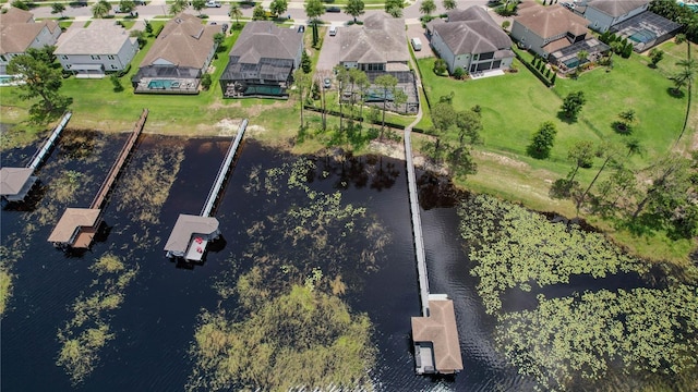 7550 John Hancock Dr, Winter Garden, FL 34787 - aerial view of residential area featuring a nearby body of water