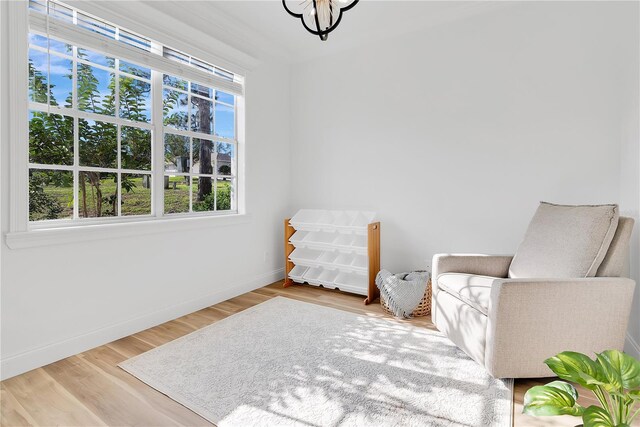 17657 Windy Pine St, Montverde, FL 34756 - living area featuring wood finished floors and baseboards
