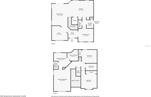 17657 Windy Pine St, Montverde, FL 34756 - floor plan / room layout