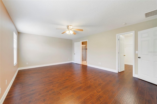 806 Sterling Spring Rd, Orlando, FL 32828 - spare room featuring ceiling fan, dark wood-type flooring, and baseboards