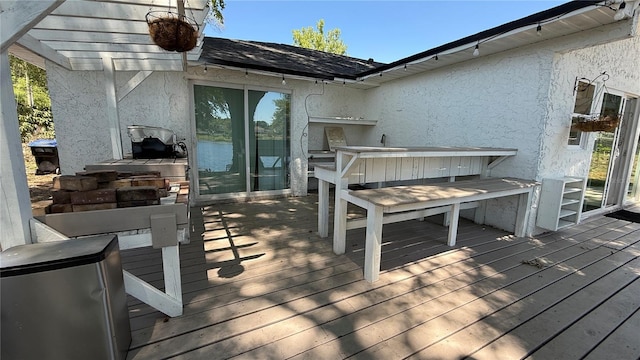 6428 Lynn Rd, Orlando, FL 32810 - view of wooden deck