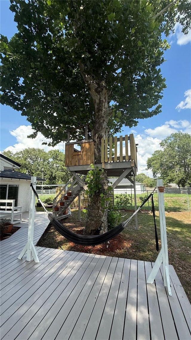 6428 Lynn Rd, Orlando, FL 32810 - deck featuring stairway