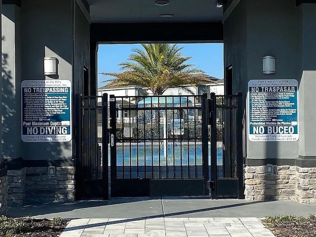 605 Big Pine Ave, Minneola, FL 34715 - view of gate