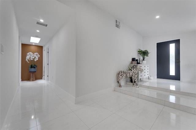 1700 Lake Markham Rd, Sanford, FL 32771 - corridor featuring tile patterned floors, recessed lighting, and baseboards