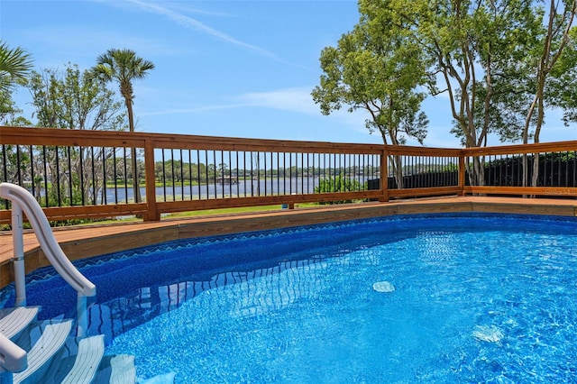 1700 Lake Markham Rd, Sanford, FL 32771 - view of swimming pool with a fenced backyard