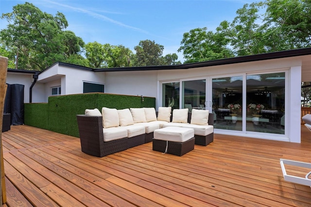 1700 Lake Markham Rd, Sanford, FL 32771 - wooden terrace featuring an outdoor hangout area