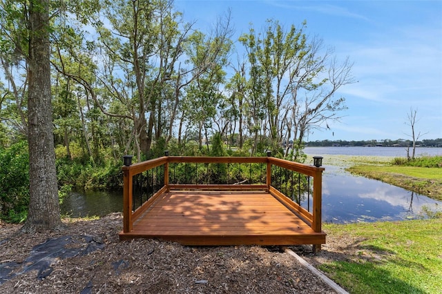 1700 Lake Markham Rd, Sanford, FL 32771 - deck featuring a water view