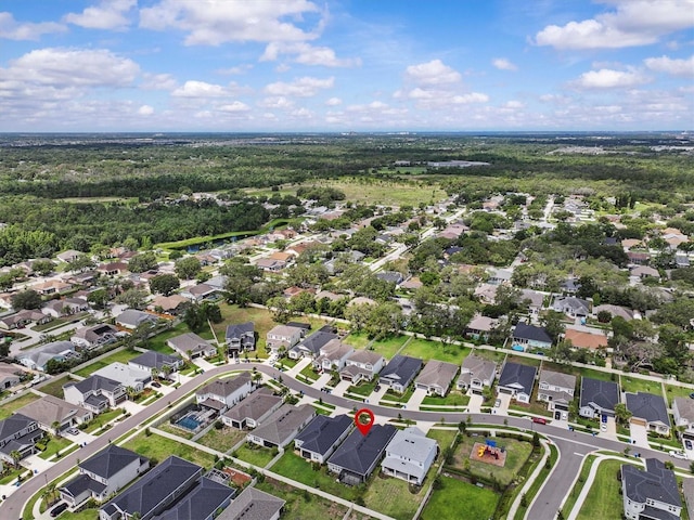 10516 Tranquil Meadow Loop, Riverview, FL 33569 - view of property location with nearby suburban area and a heavily wooded area